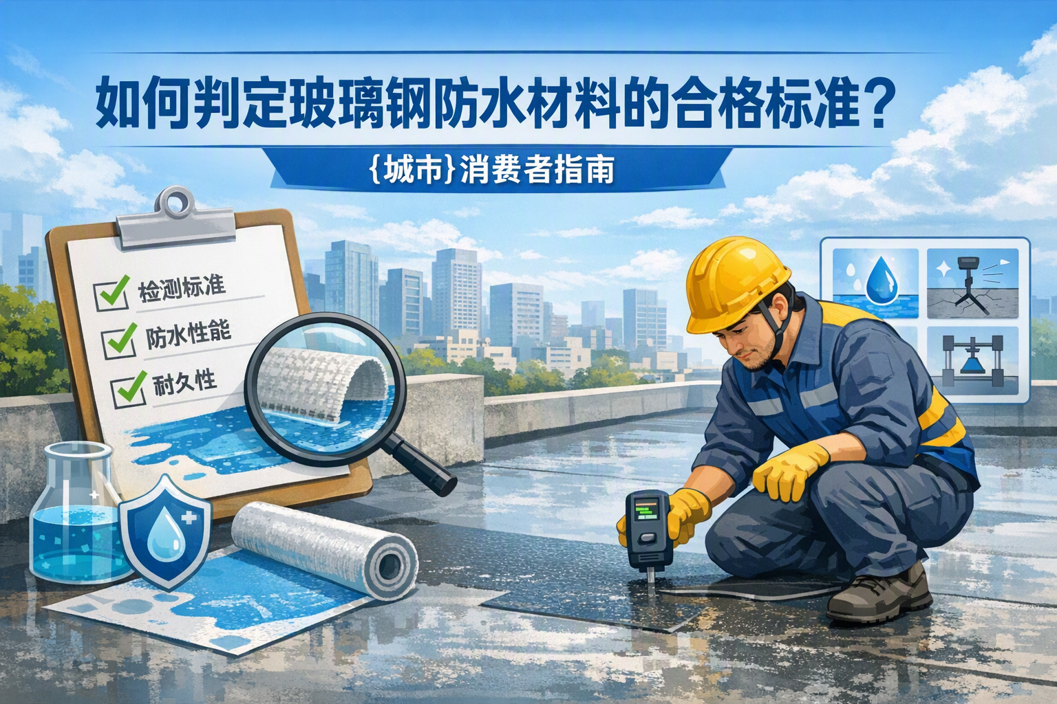 如何判定玻璃钢防水材料的合格标准? 海北 消费者指南