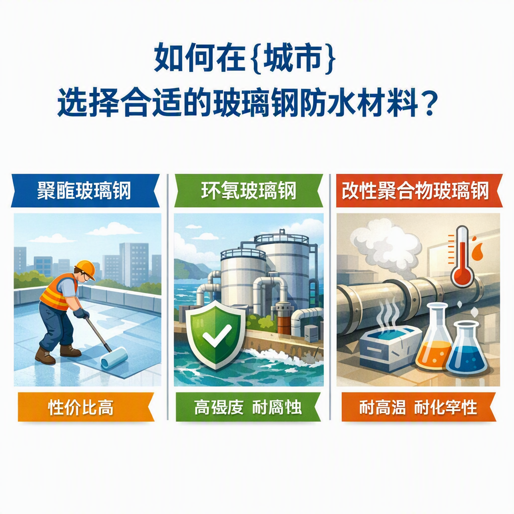 如何在海北选择合适的玻璃钢防水材料?