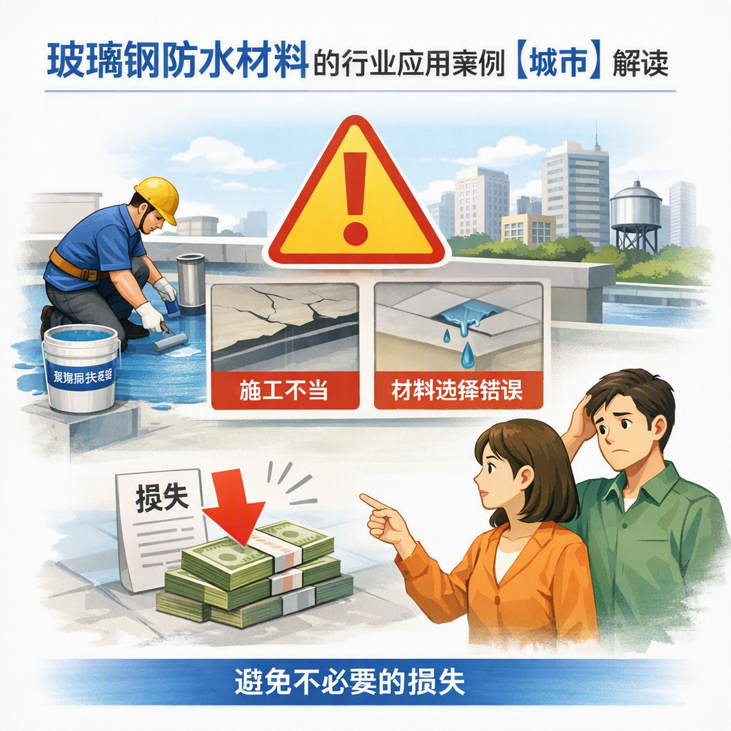 玻璃钢防水材料的行业应用案例,海北解读