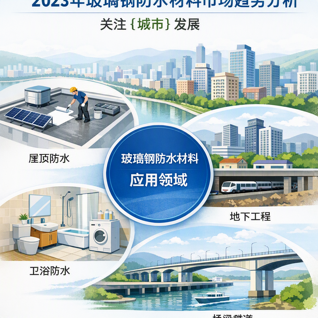 2023年玻璃钢防水材料市场趋势分析,关注 海北 发展