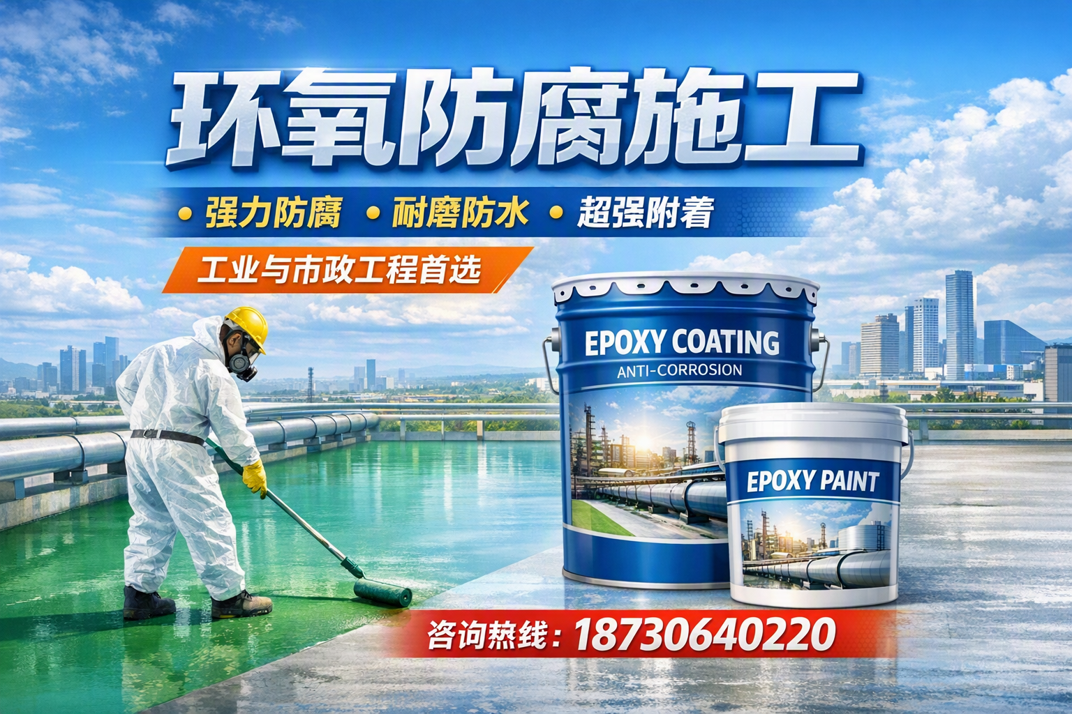 在 海北 进行环氧防腐施工的注意事项