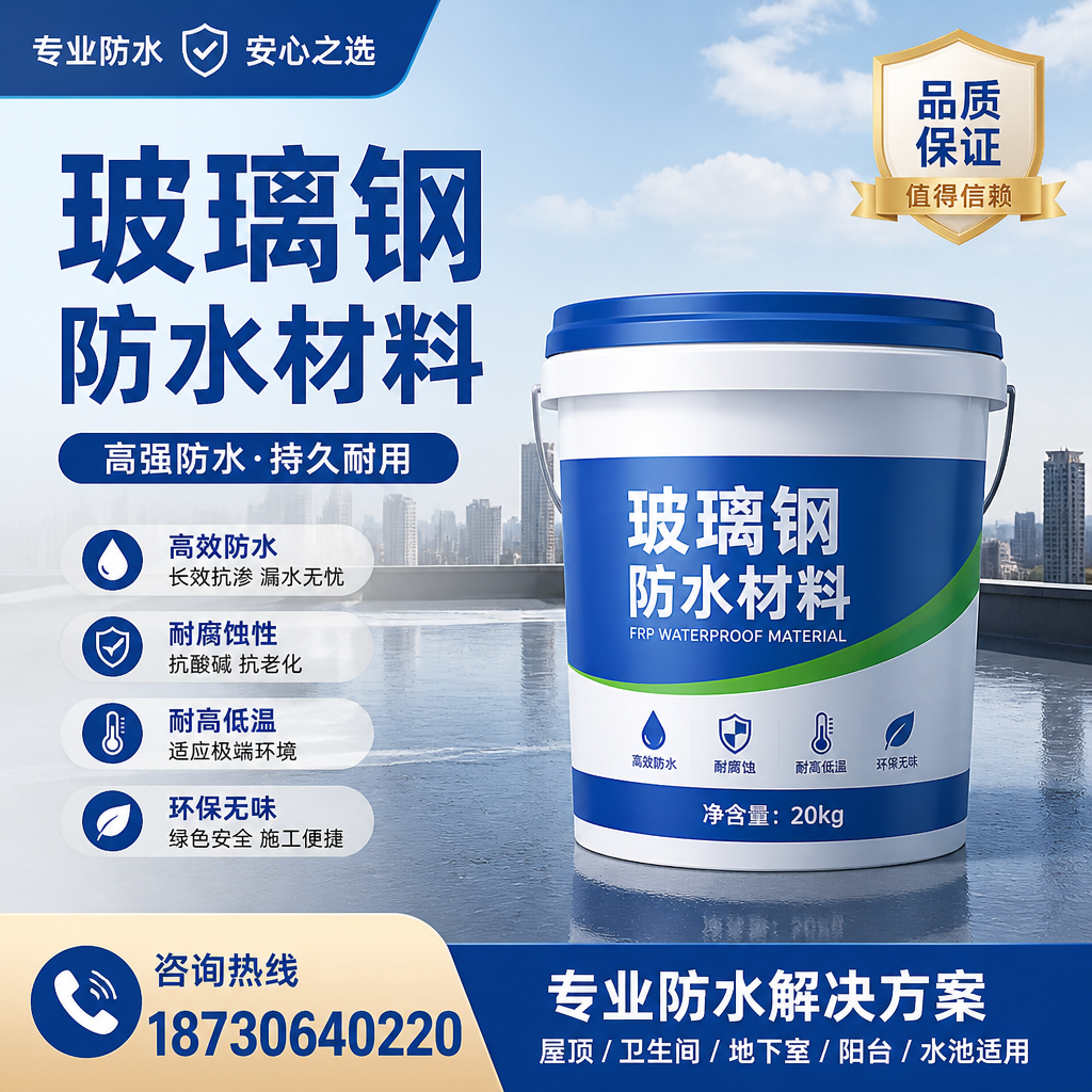 了解玻璃钢防水材料的市场趋势,海北 企业不可不知
